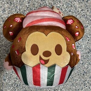 Disney Parks Mickey Mouse Peppermint Bark Cupcake Munchlings 16inch